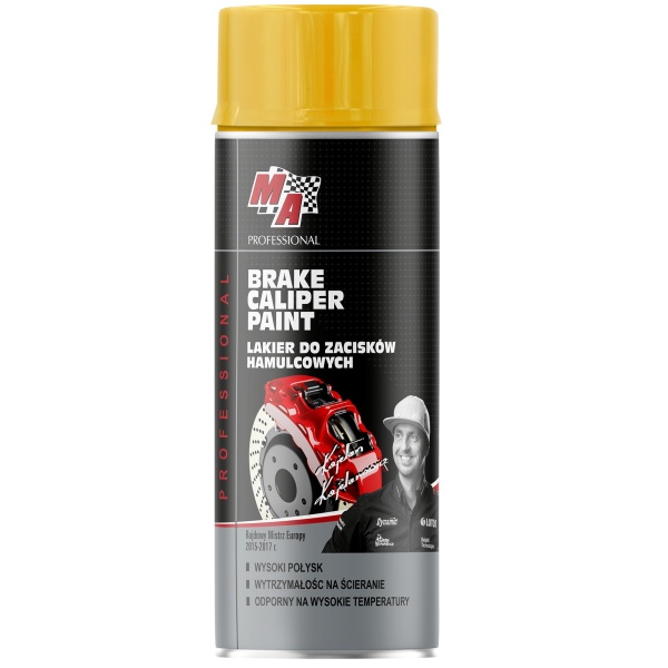 MA Professional Spray Vopsea Etriere Frane Rezistent Termic Galben 400ML 20-B34